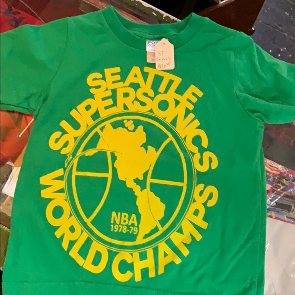Seattle Sonics Champion t-shirt 3T